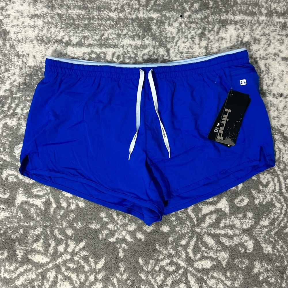 Hind Performance Royal Blue Athletic Shorts Women's Size XL NWT